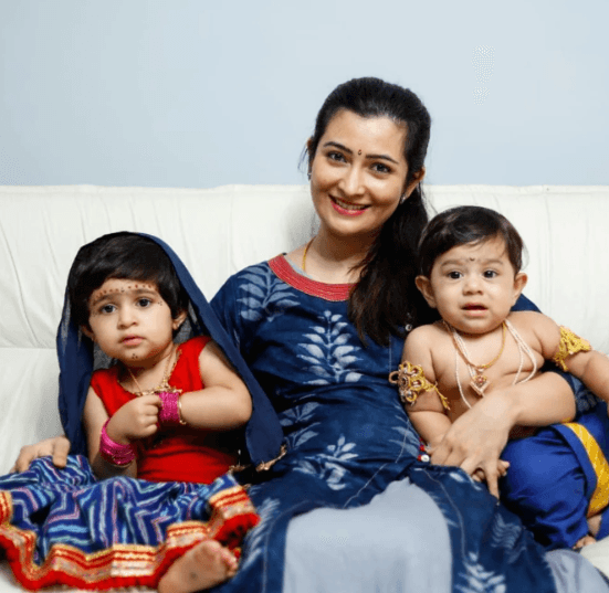 Radhika Pandit Celebrates Krishna Janmashtami with Family, Instilling Cultural Values..!