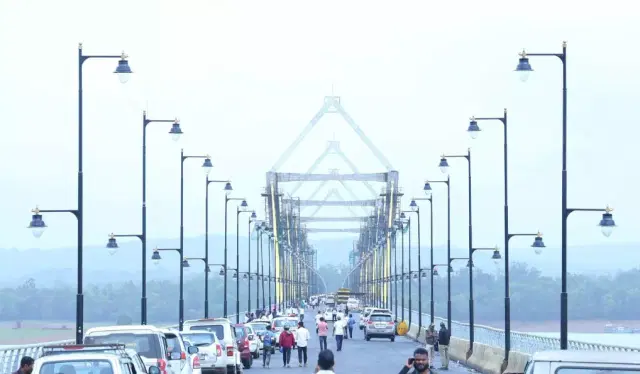 ರಾಜ್ಯದ ಮೊದಲ ಕೇಬಲ್ ಆಧಾರಿತ ಸೇತುವೆ ಲೋಕಾರ್ಪಣೆಗೆ ಸಜ್ಜು