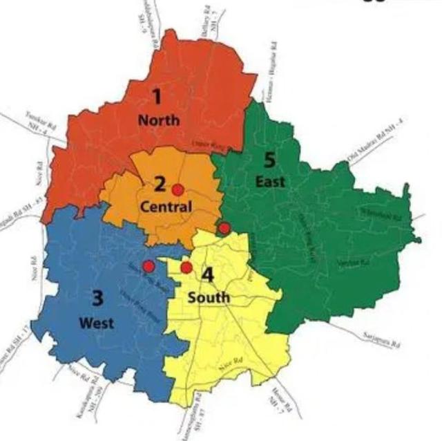 Search for New Buildings for Five New City Corporations in Greater Bengaluru