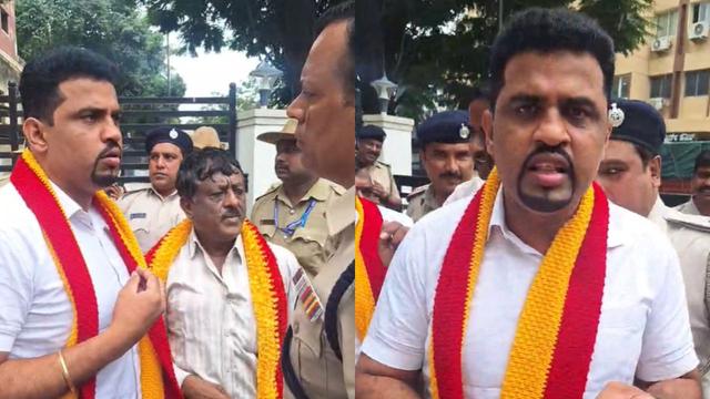 ಸಾರ್ವಜನಿಕ ರಸ್ತೆಯಲ್ಲಿ ಪಾರ್ಕಿಂಗ್ ವಿವಾದ: ರೂಪೇಶ್ ರಾಜಣ್ಣರಿಂದ ಬಸವನಗುಡಿ ಠಾಣೆ ಮುಂದೆ ಪ್ರತಿಭಟನೆ..!