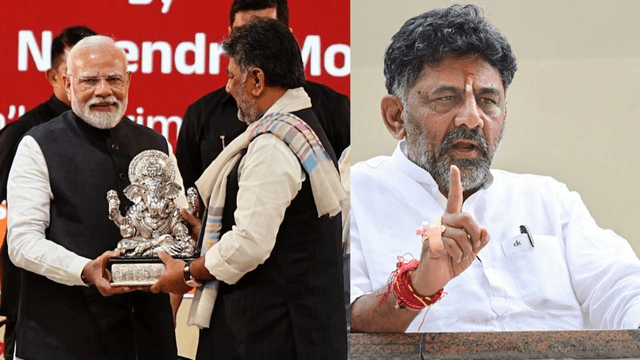 No Need to Pass Off Others’ Gifts to the Prime Minister: DK Shivakumar’s Post