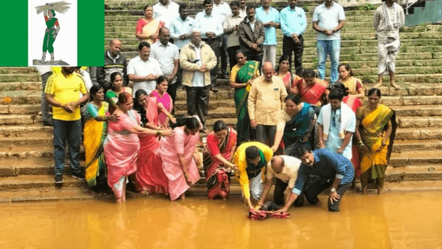 ಶಿವಮೊಗ್ಗದ ಜೆಡಿಎಸ್ ನಗರ ಅಧ್ಯಕ್ಷ “ದೀಪಕ್ ಸಿಂಗ್” ನೇತೃತ್ವದಲ್ಲಿ ತುಂಗಾ ನದಿಗೆ ಆಧ್ಯಾತ್ಮಿಕ ಗೌರವ ಸಲ್ಲಿಕೆ