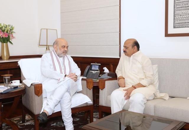  "Bommai and Union Minister Amit Shah meet: High-voltage meeting: Change of state president?"