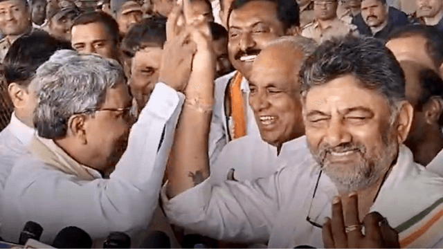 ಒಗ್ಗಟ್ಟಿನ ಮಂತ್ರ ಜಪಿಸಿದ ಸಿಎಂ ಸಿದ್ದರಾಮಯ್ಯ ಮತ್ತು ಡಿಕೆಶಿ ಸರ್ಕಾರ: ಬಂಡೆಯಂತೆ ನಮ್ಮ ಸರ್ಕಾರ 5 ವರ್ಷ ಇರುತ್ತೆ ಎಂದ ಸಿಎಂ