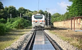 Indian Railways Pioneers Solar Energy Generation on Tracks for Sustainability..!