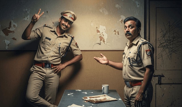 The Real 'Thief-Police' Game: Police Constable Suspended for Sheltering Thief.!