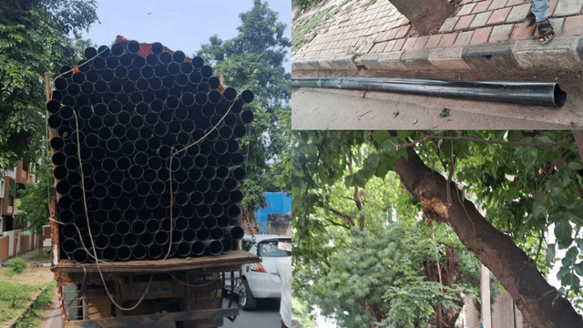 ಪೈಪ್ ಓವರ್‌ಲೋಡ್ ಮಾಡಿಕೊಂಡು ಬಂದು ಮರಕ್ಕೆ ಡಿಕ್ಕಿ.. ಲಾರಿ ಚಾಲಕನಿಗೆ ಬಿತ್ತು ದಂಡ!